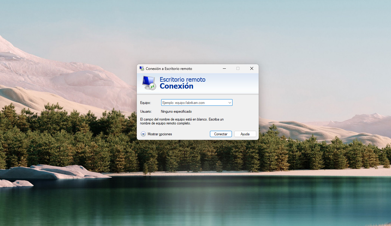 Problemas del Escritorio remoto de Windows 11