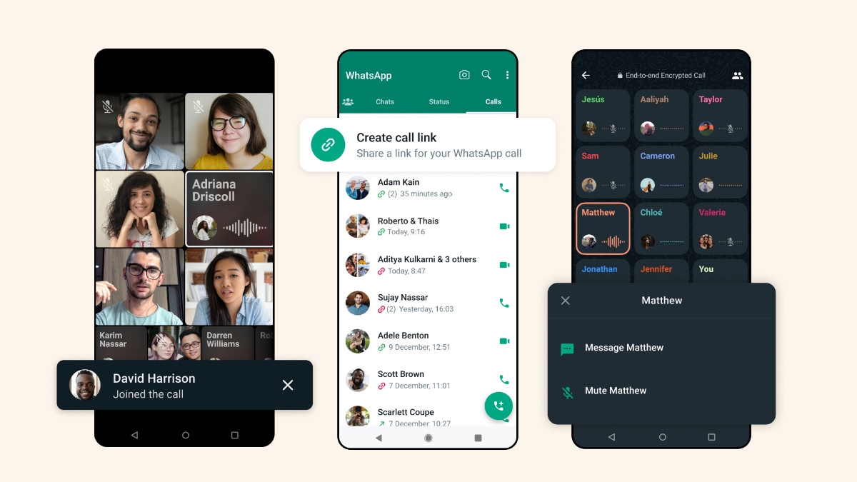 Función PiP en las videollamadas de WhatsApp