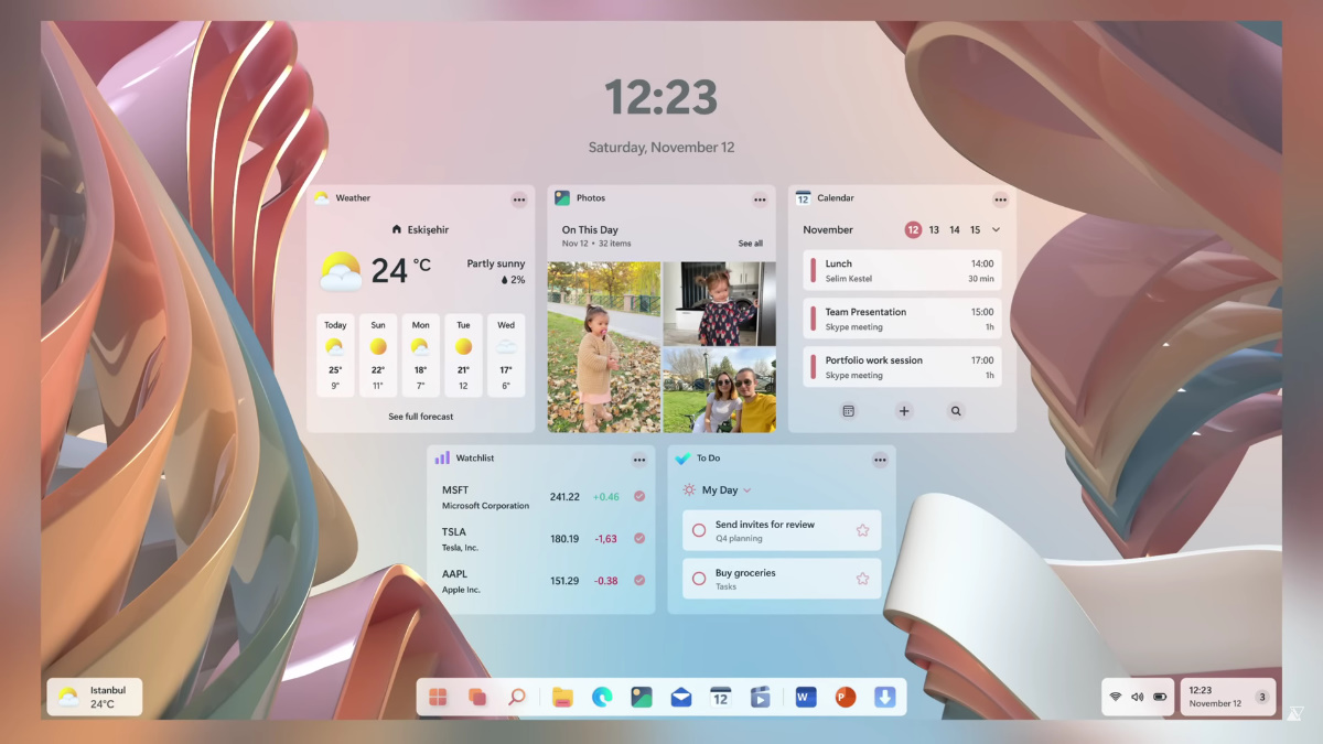 Los fondos dinámicos podrían llegar a Windows 12