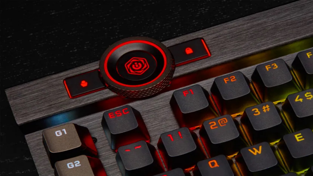 Problema del teclado Corsair K100