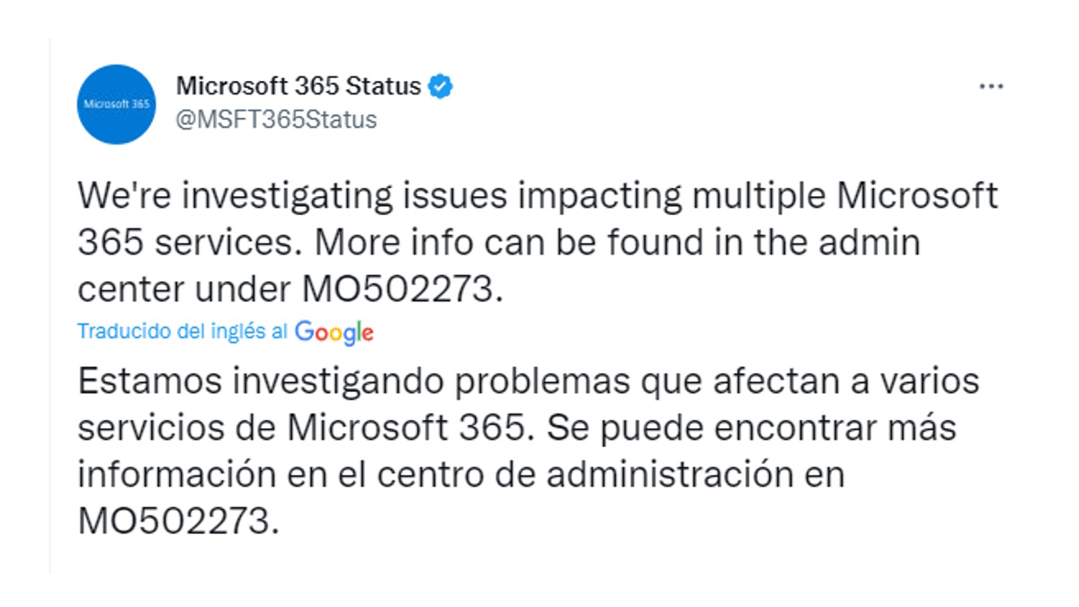 Microsoft sufre una caída global de sus servicios