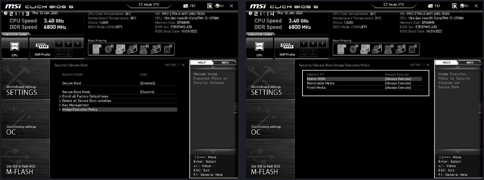 Problema en placas base MSI con el Secure Boot