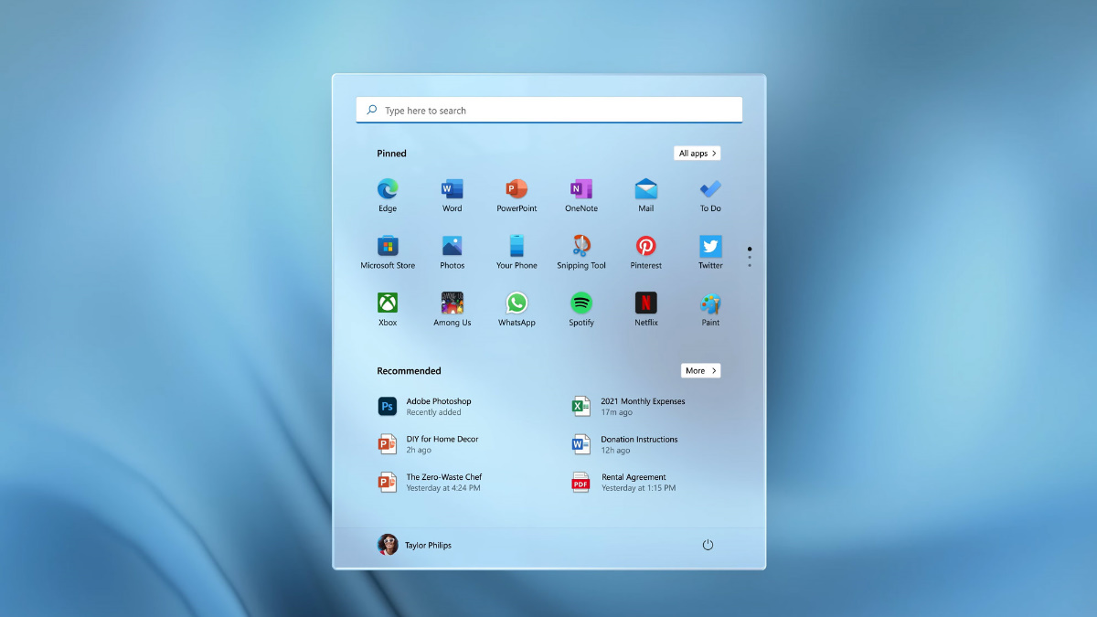 Windows 11 no mostrará sitios recomendados en el Menú Inicio 