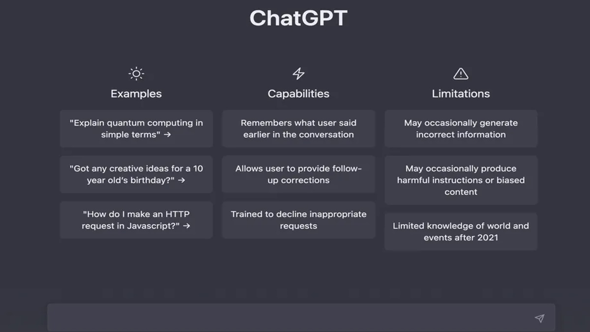 ChatGPT de OpenIA 