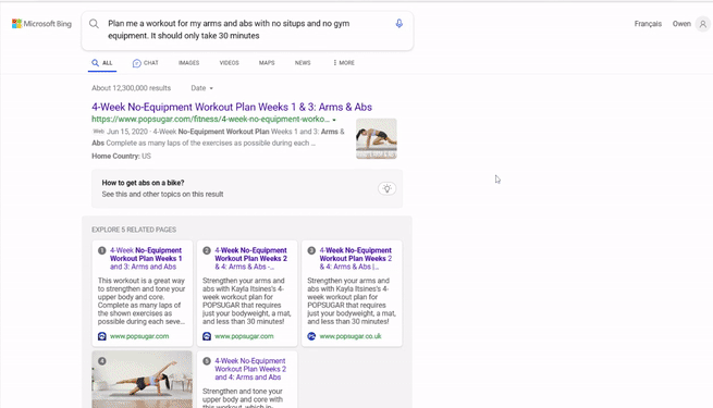 Integración de ChatGPT a Bing de Microsoft