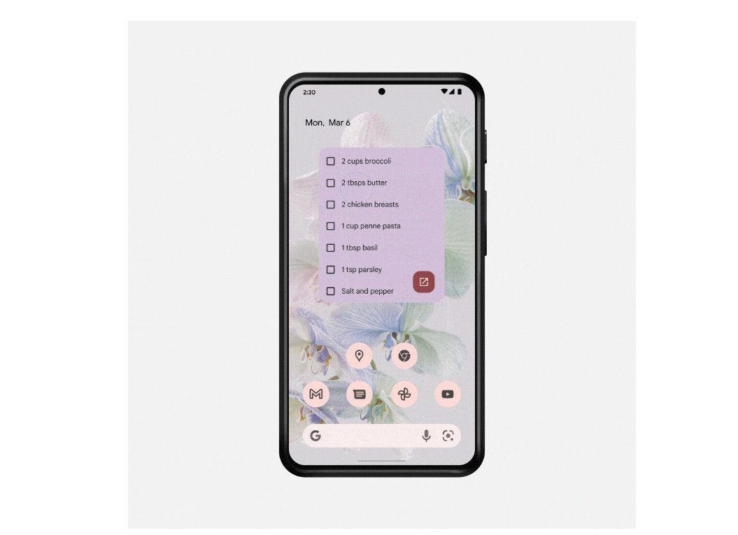 Nuevas funciones de Android y Wear OS