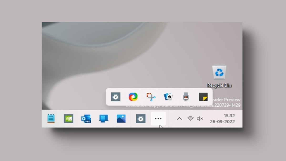La barra de tareas de Windows 11 no tendrá cambios