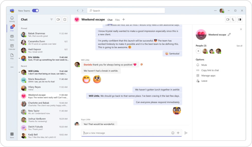 Nuevo Microsoft Teams para Windows
