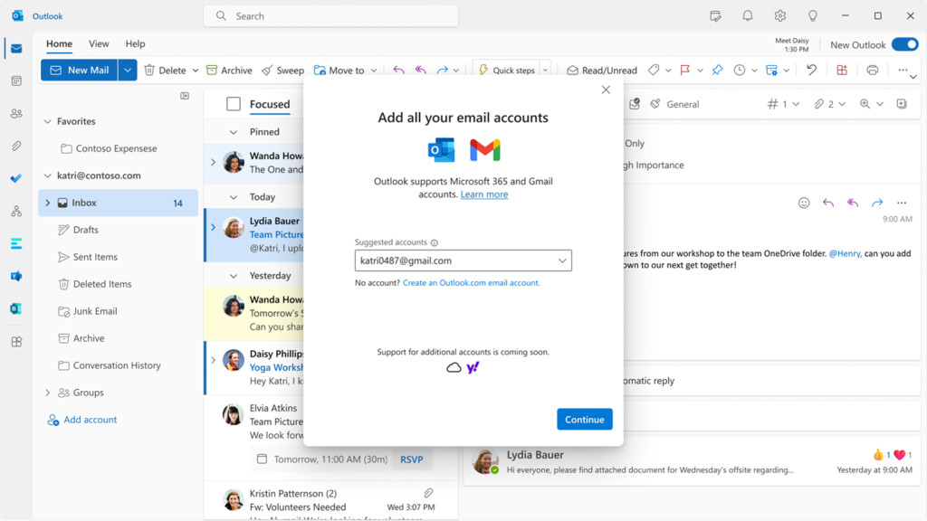 Outlook para Windows ya es compatible con Gmail