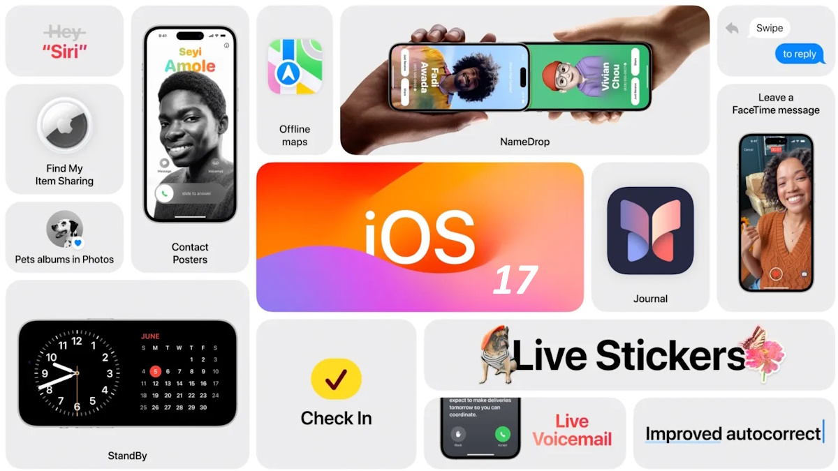 Cambios y novedades de iOS 17