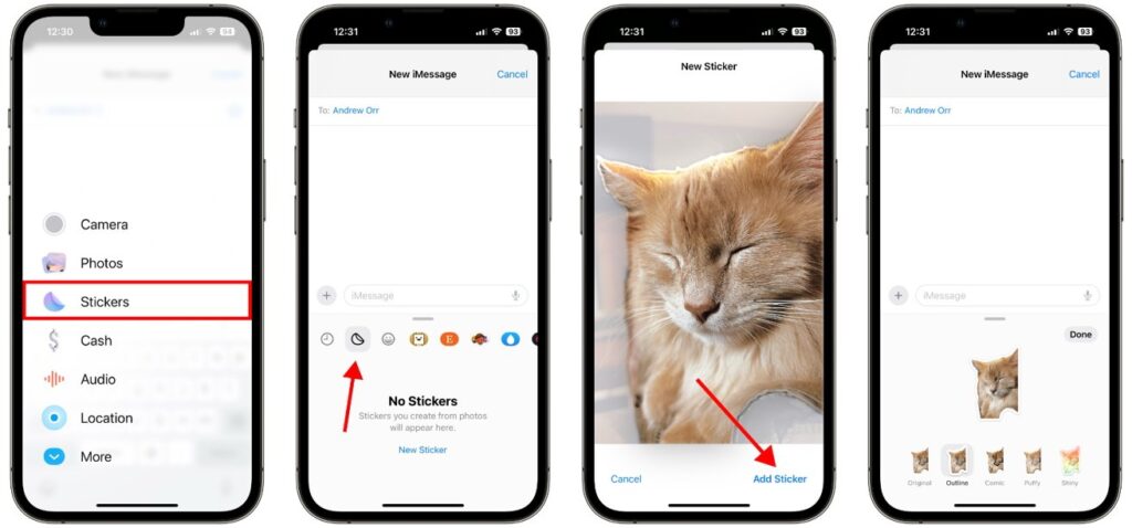 Cómo convertir fotos en stickers de iMessage con iOS 17
