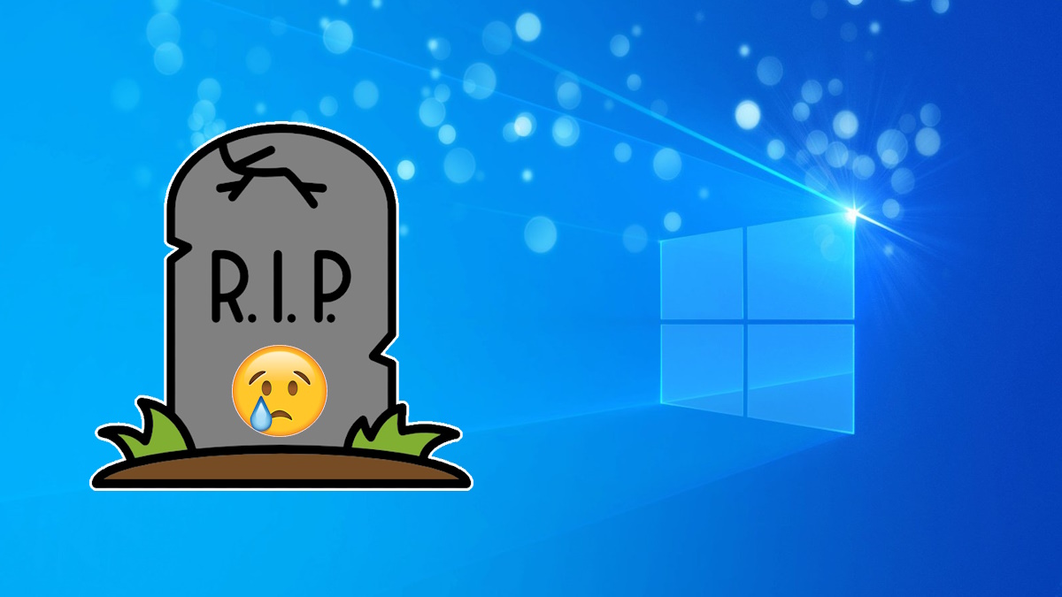 Fin de soporte de Windows 10 21H2