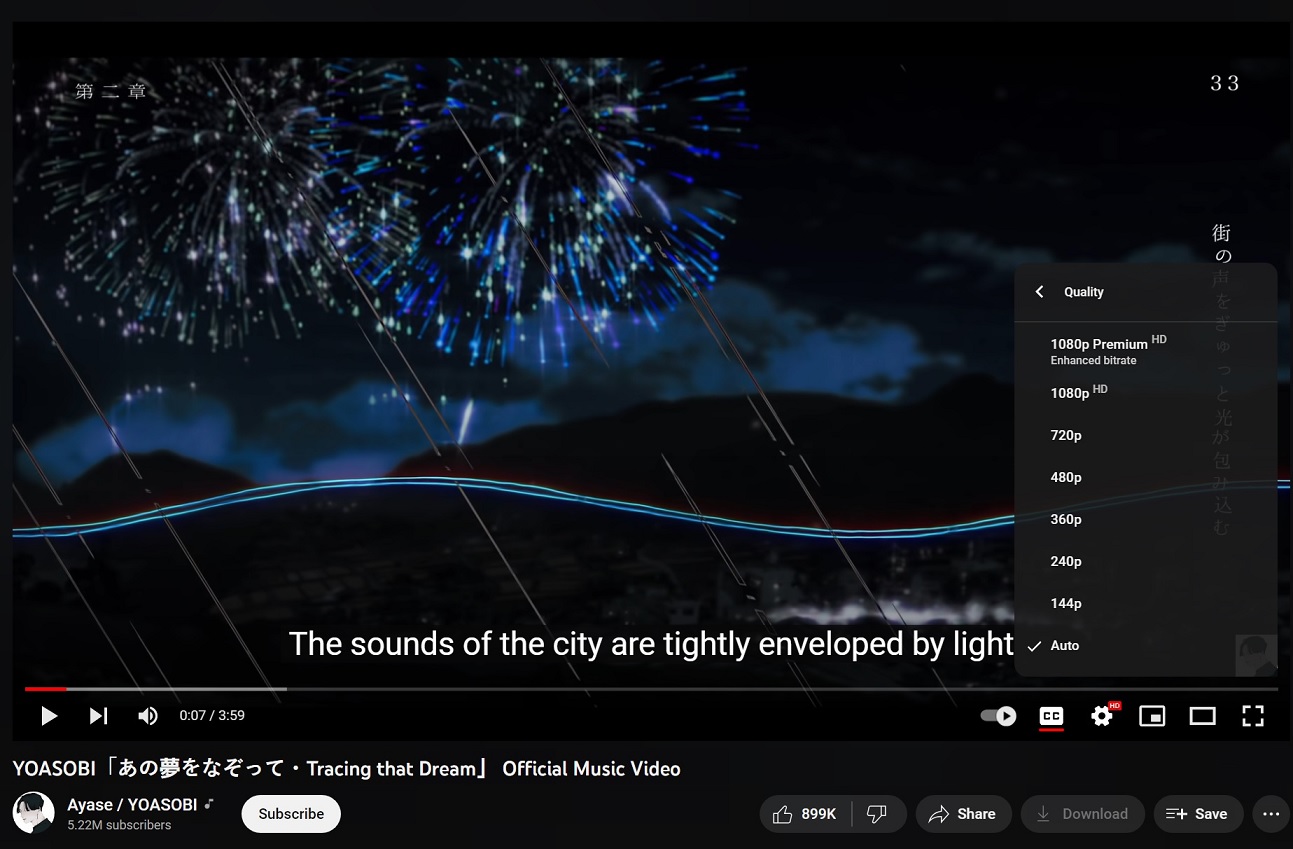 Google prueba la función 1080p Premium de Youtube