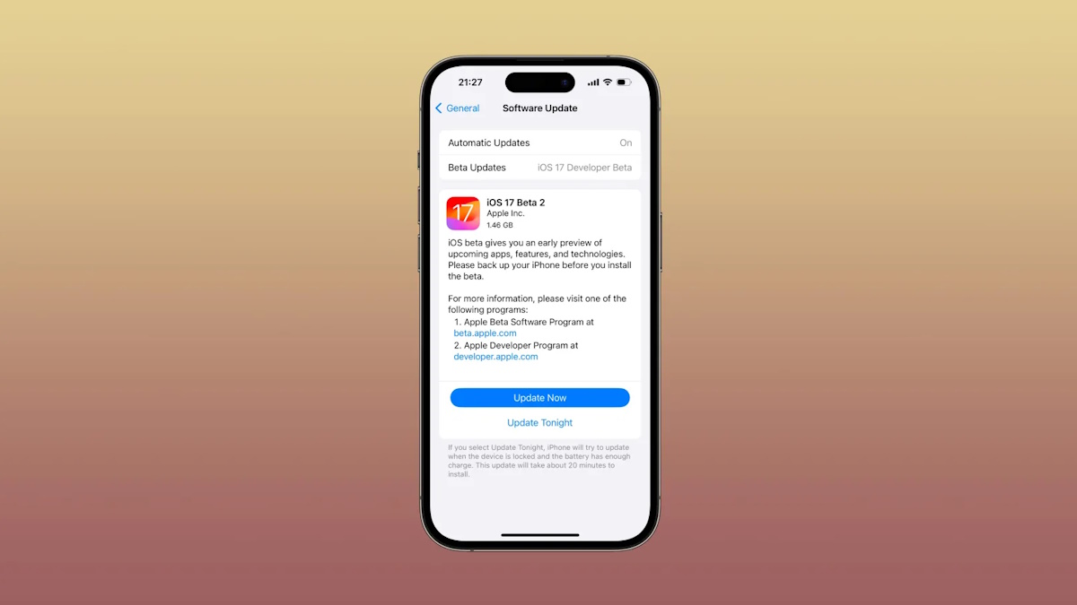 Novedades de iOS 17 Beta 2