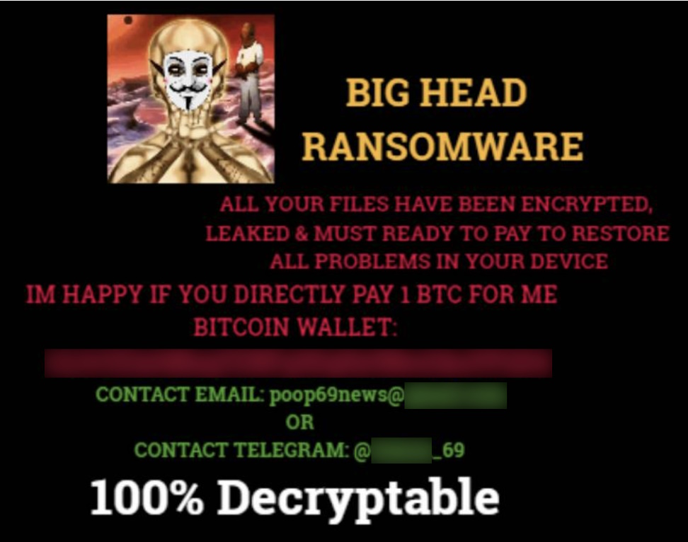 Ransomware Big Head