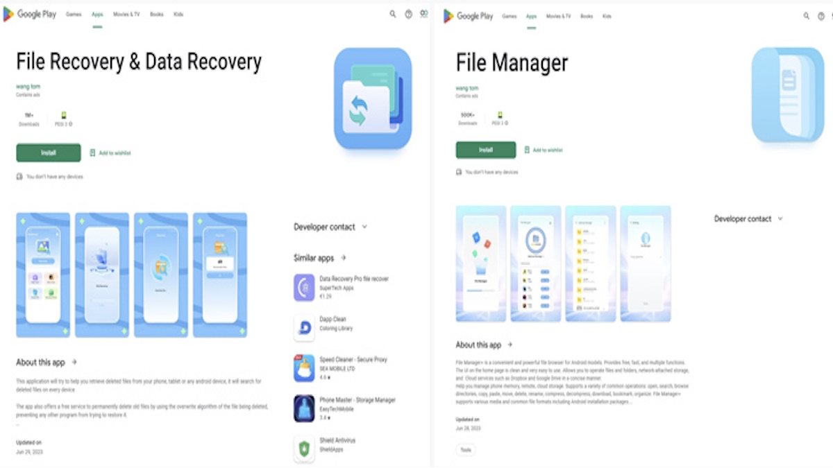 Utilizan Google Play para distribuir spyware 