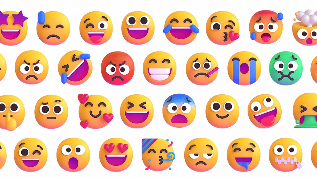Windows 11 agrega emojis 3D fluidos