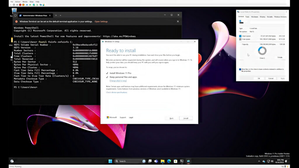 Formato ReFS en Windows 11