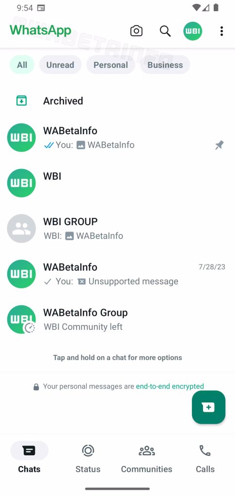 Material Design 3 Llega a WhatsApp