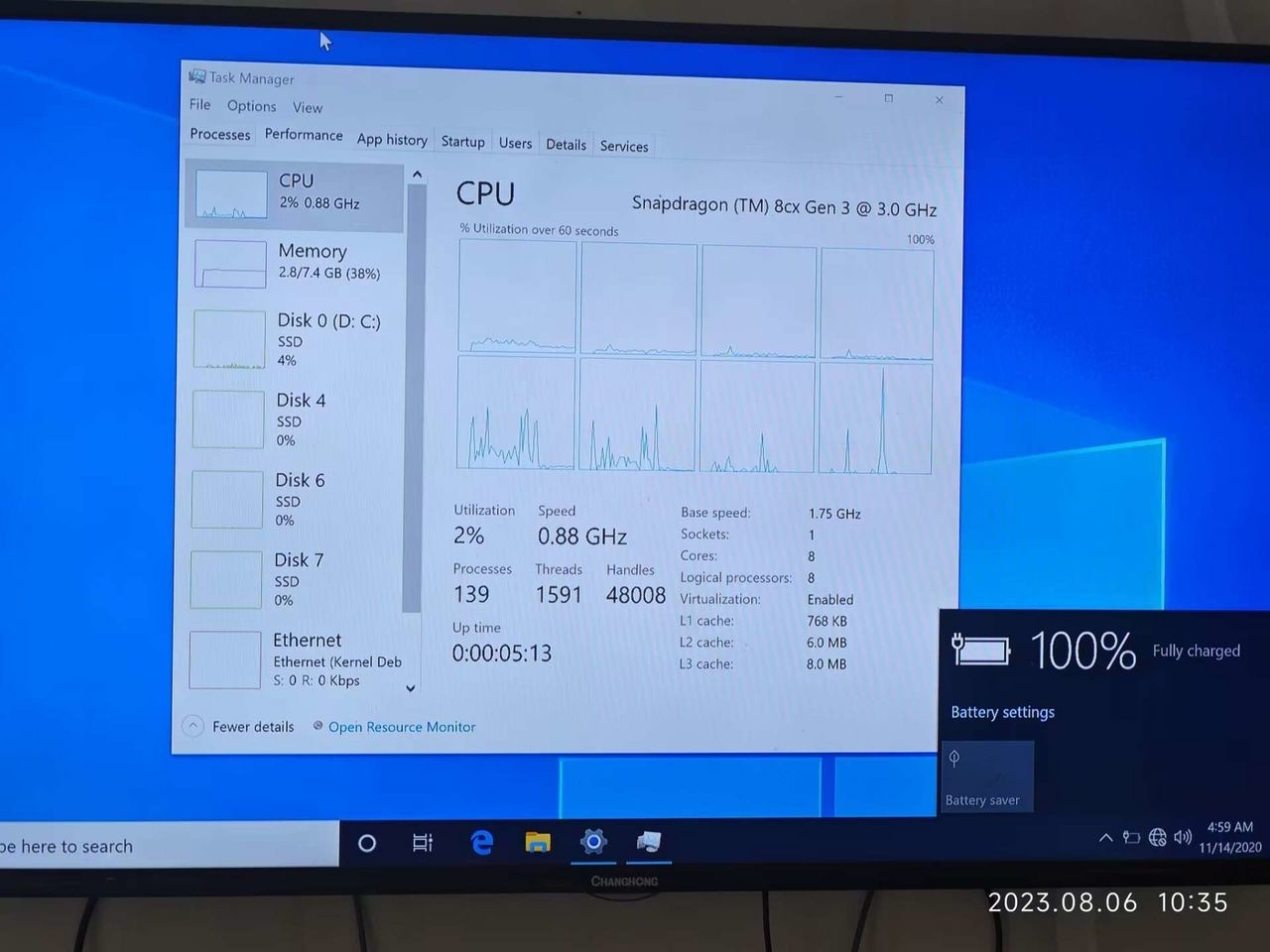 Windows 10 Versión Cobalt 21262