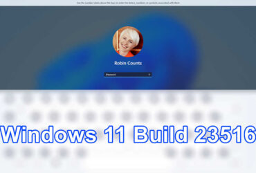 Windows 11 Build 23516