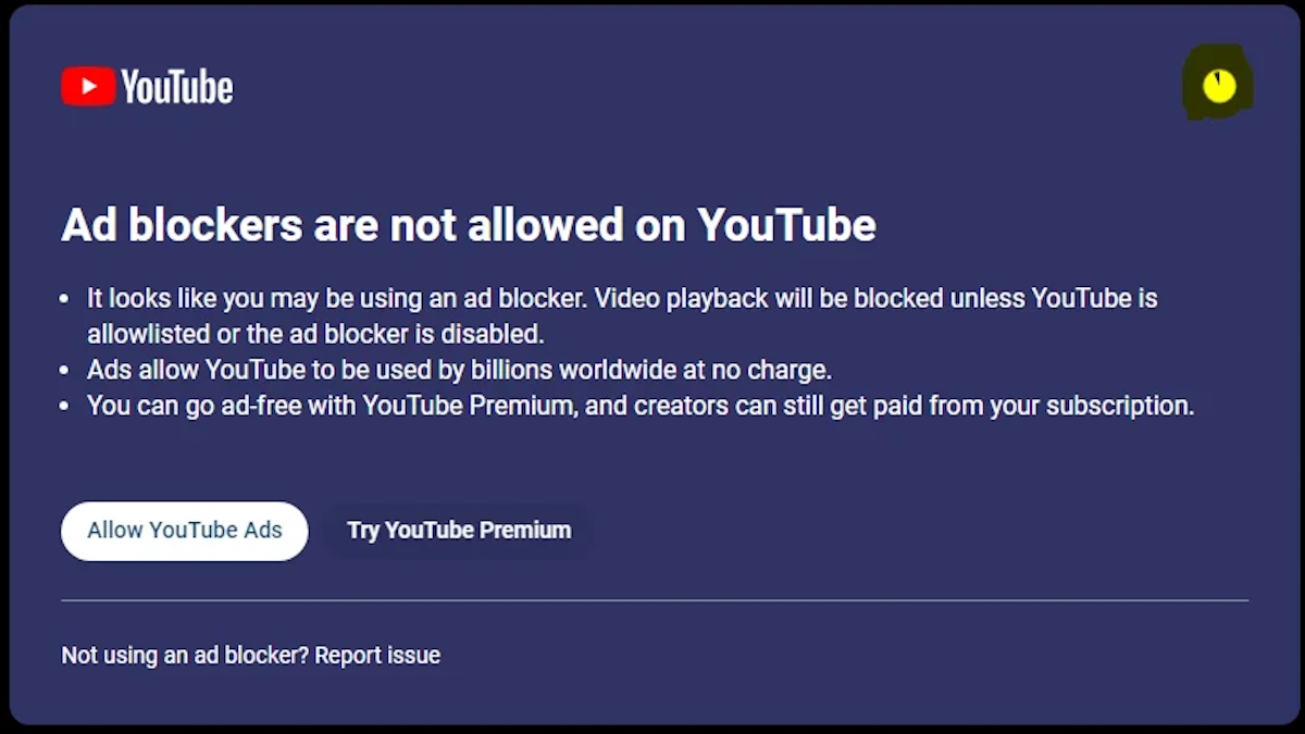 YouTube: ¡Advertencias de bloqueo de anuncios ahora con temporizador!