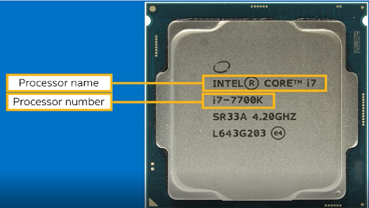 Cómo Identificar mi Procesador Intel