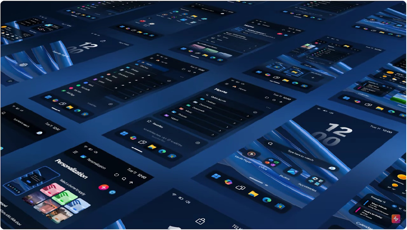 Concepto de Windows 12 Mobile