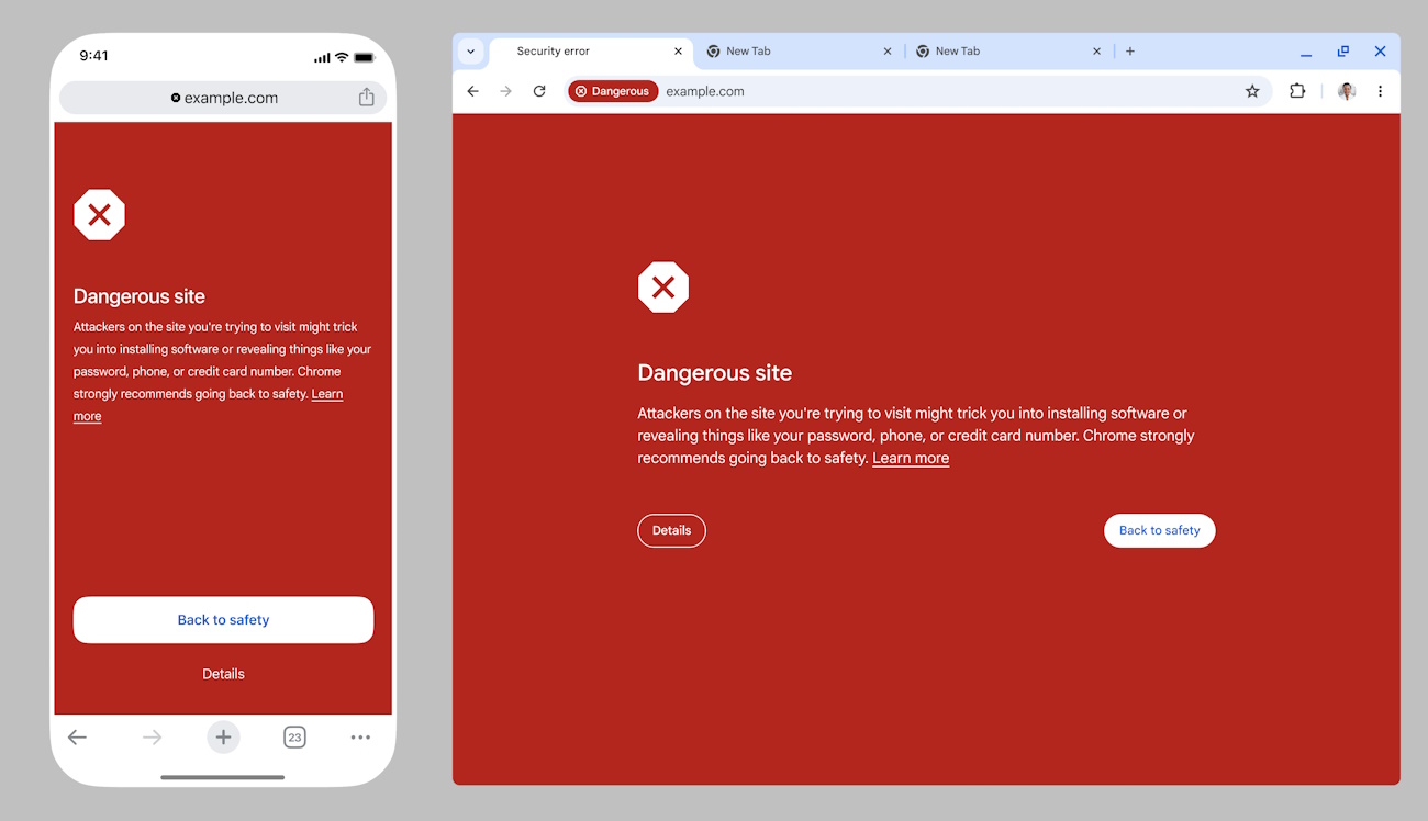 Google Chrome tendrá protección en tiempo real contra sitios maliciosos