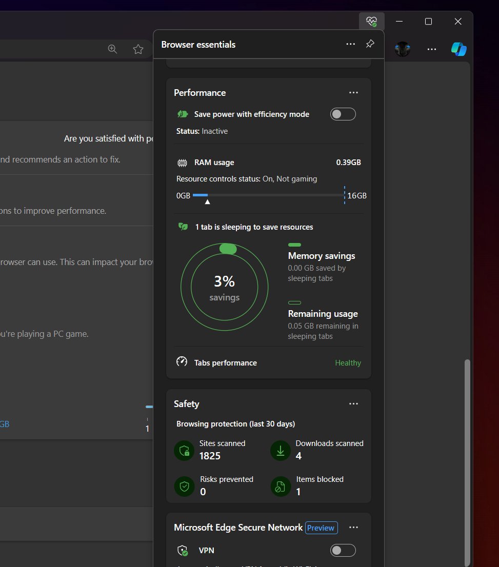 Microsoft Edge ahora permite limitar el uso de RAM