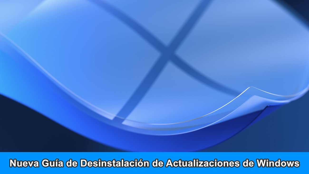 Guía de desinstalación de actualizaciones de Windows
